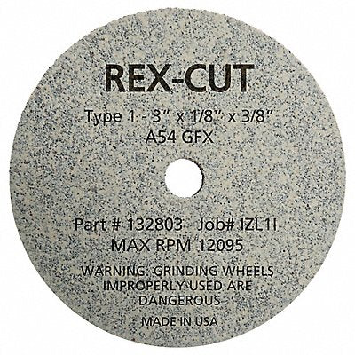 CutOff Wheel 3 x1/8 x3/8  12095rpm