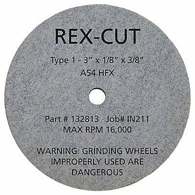 CutOff Wheel 3 x1/8 x3/8 12095rpm