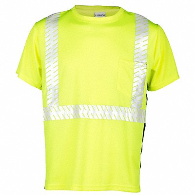 T-Shirt Black Sided Class 2 Lime M