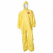 D2253 Hooded Coveralls XL Ylw Tychem 2000 PK12