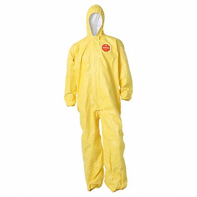 D2253 Coveralls 4XL Ylw Tychem 2000 PK12