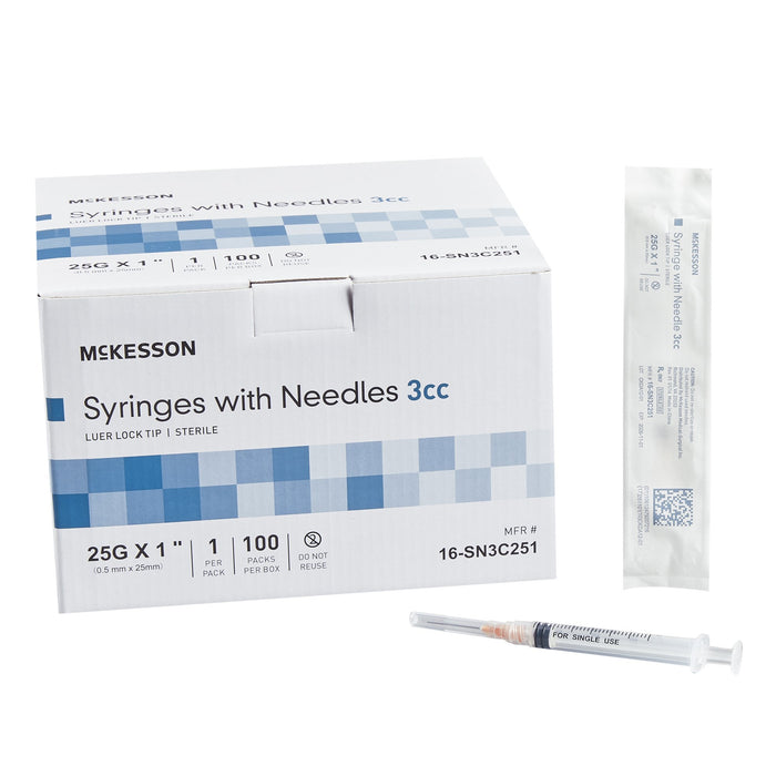 Standard Hypodermic Syringe with Needle