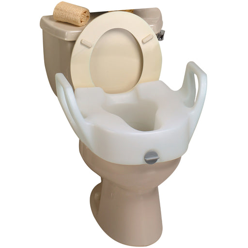 Raised Toilet Seat with Arms