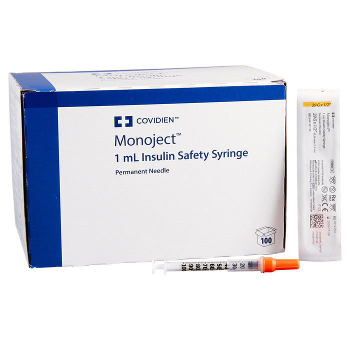 Safety Insulin Syringe with Needle