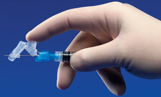 Safety Hypodermic Syringe with Needle