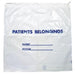 Patient Belongings Bag