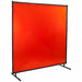 Welding Screens 4 ft H 6 ft W Orange