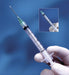 Safety Hypodermic Syringe with Needle