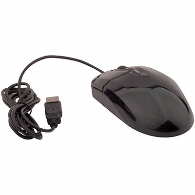 Mouse Corded Laser Black