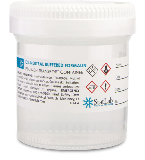 Prefilled Formalin Container