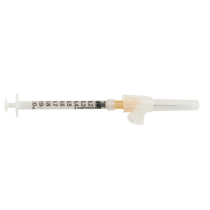 Safety Hypodermic Syringe with Needle