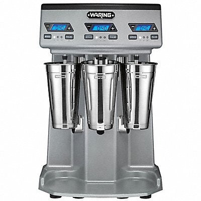 Triple-Spindle Drink Mixer Gray 84 oz