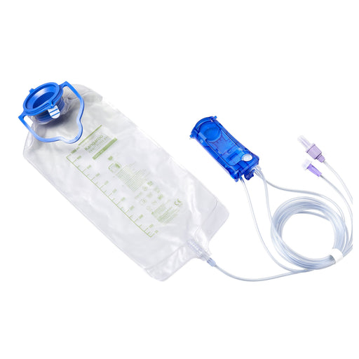 Enteral Feeding Pump Spike Set with Flush Bag