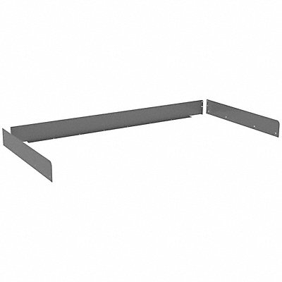 Side and Back Rail Kit 60Wx30Dx3 H Gray