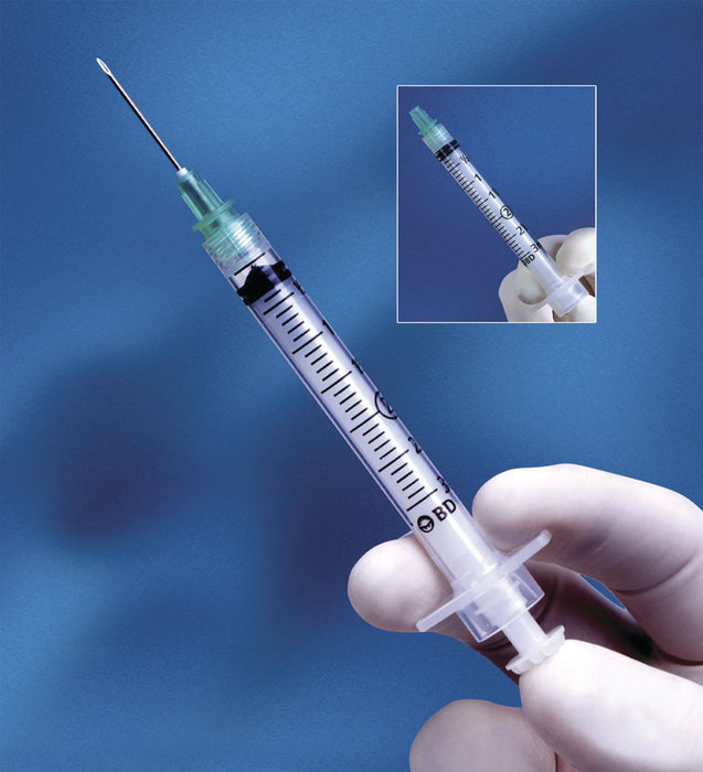 Safety Hypodermic Syringe with Needle