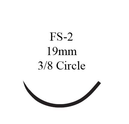 Nonabsorbable Suture with Needle