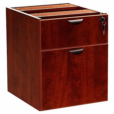 Hanging File Cabinet Mahogany 19 in H