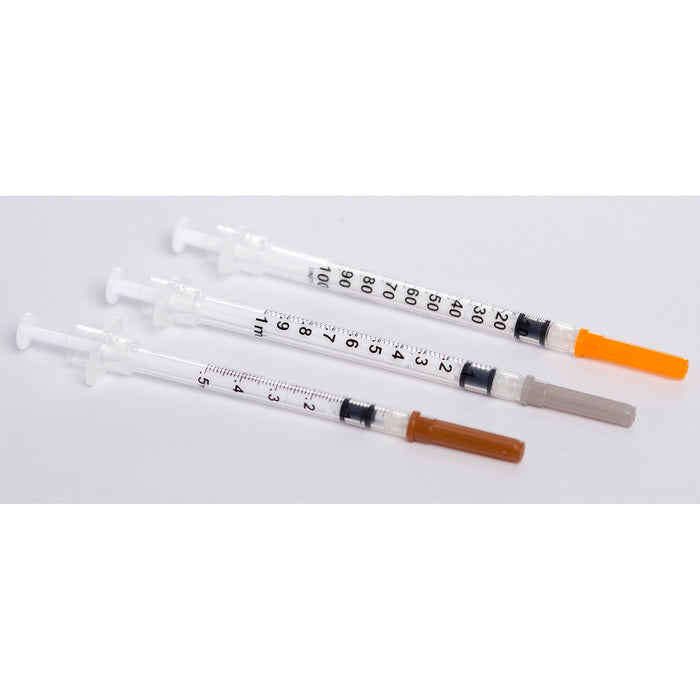 Safety Tuberculin Syringe with Needle