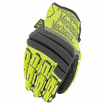 Mechanics Gloves Hi-Vis Yellow 11 PR